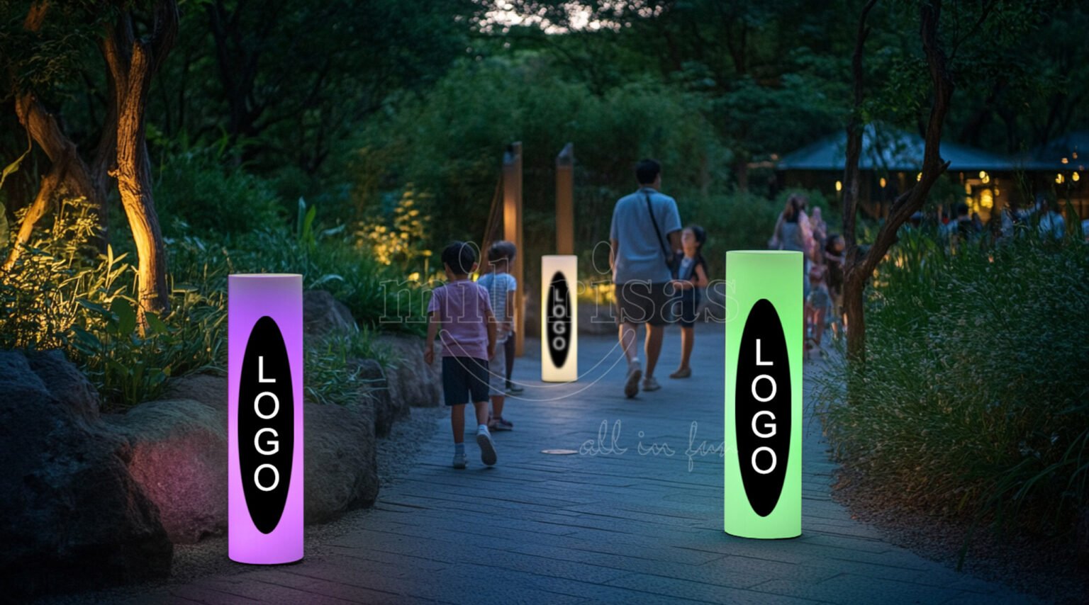 Create a Stunning Ambience in Your Park with Custom LED Cylindrical Outdoor Floor Lamp