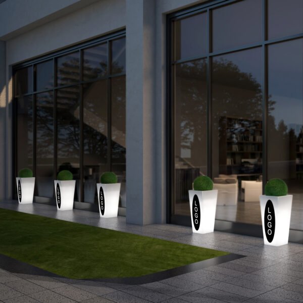 Customized Illuminated Floor Planter - Image 3