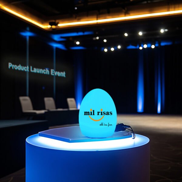 Egg Mood Colour Changing Lamp Event Centerpieces Custom Lamp - Image 3