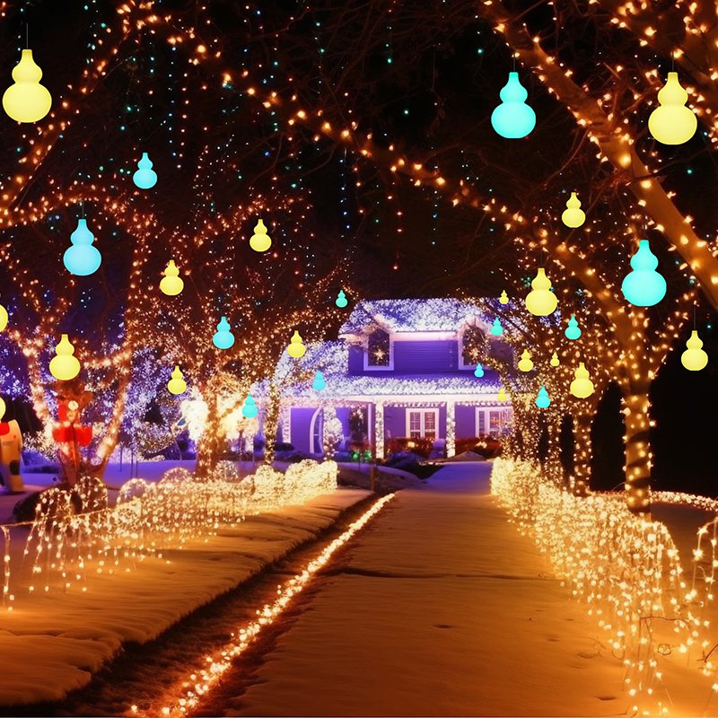 Gourd Chandelier Outdoor Tree Lights