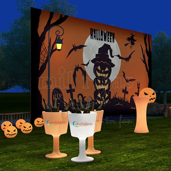 Personalized LED Champagne Ice Bucket - Image 4
