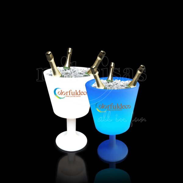 Personalized LED Champagne Ice Bucket