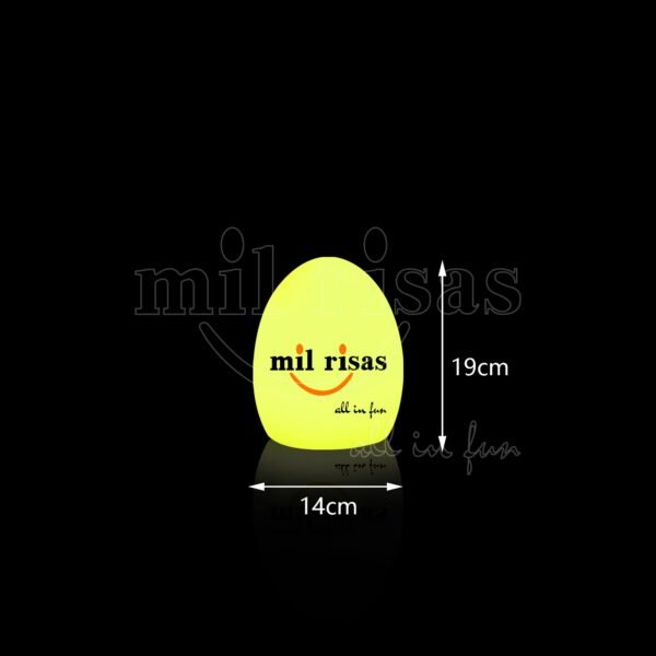 Size of Egg Mood Colour Changing Lamp Event Centerpieces Custom Lamp 19cm