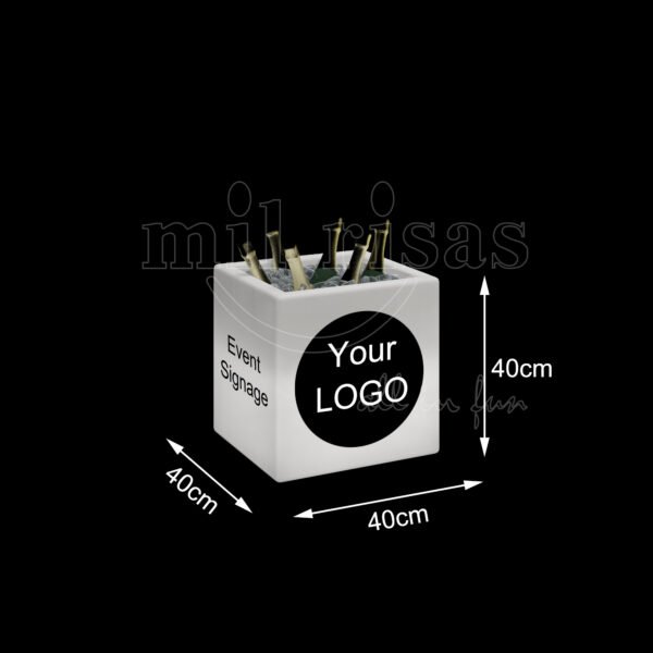 Size of Individualized LED Wine Chiller Bucket