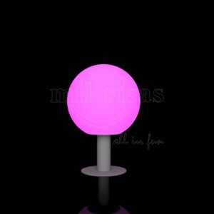 Outdoor Globe Light for Landscaping with Metal Mount