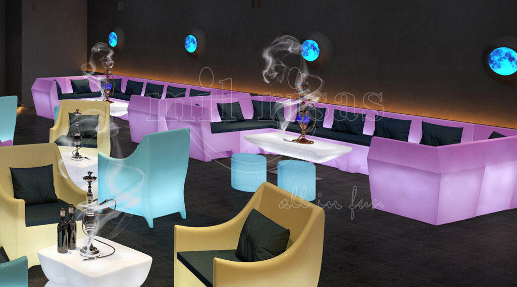 Create the Ultimate Lounge Vibe with a Modular LED Sectional Sofa