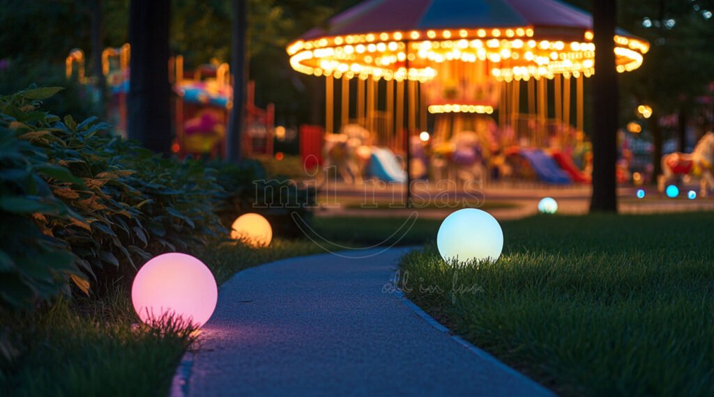 LED Entrance Setup with Interactive Lights and Glowing Accents for Engaging Events