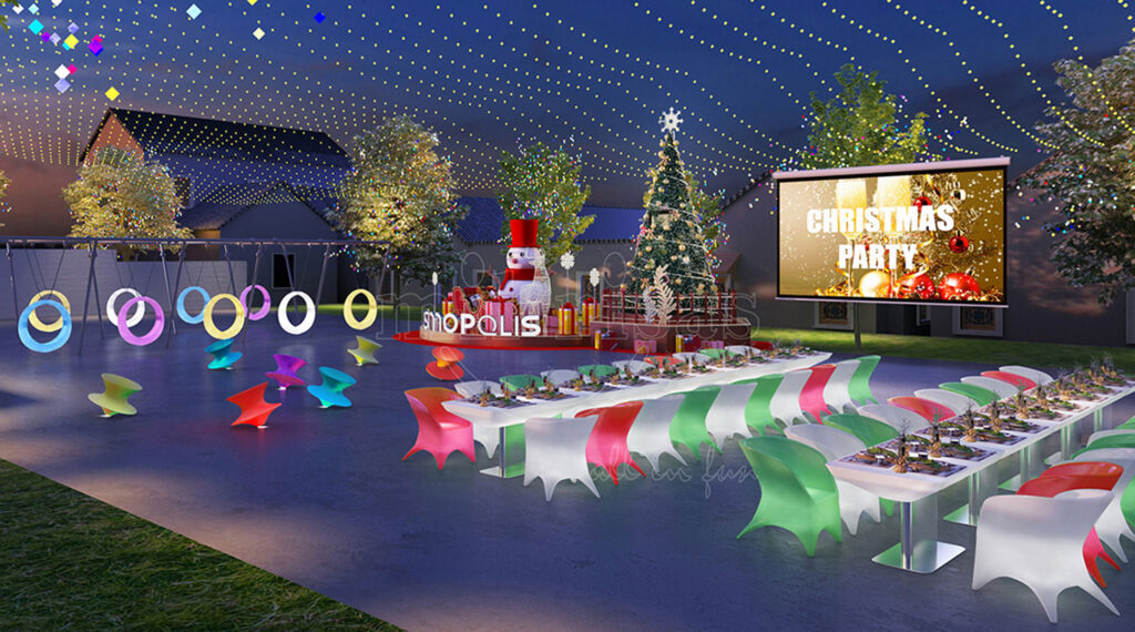 Creative Layout of Glow Furniture with LED Sofa Sets, LED Cube Chairs, And Light-Up Tables to Create Vibrant and Engaging Spaces