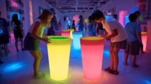 صندوق اللعب المضيء الممتع للأطفال والكبار