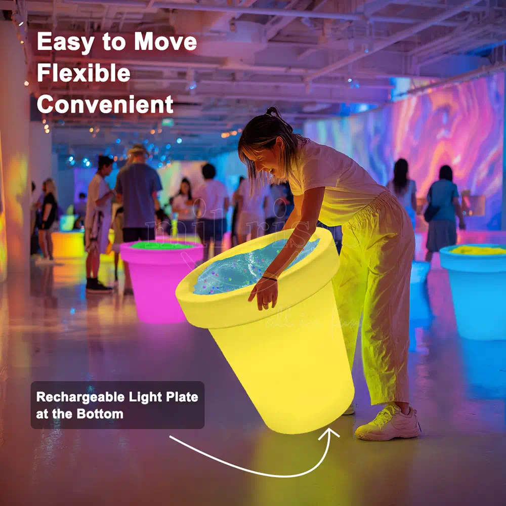 Lightweight And Flexible Party Bin For Easy Movement And Play