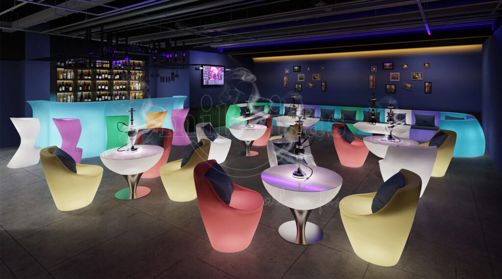Stylish Hookah Lounge Furniture and Interior Design Creating a Welcoming Atmosphere