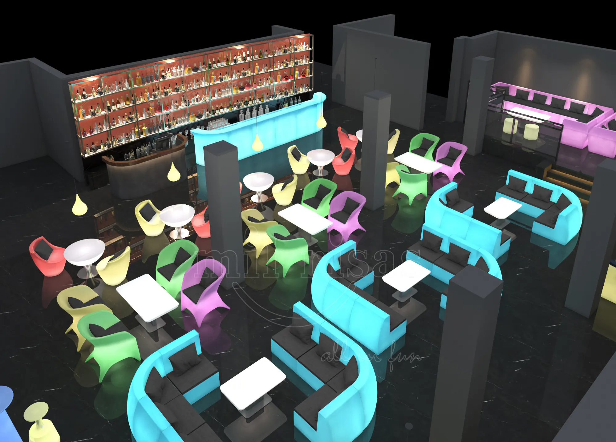 Lazy Time that Saver a Relaxing and Joyful Moment at the Lounge Bar