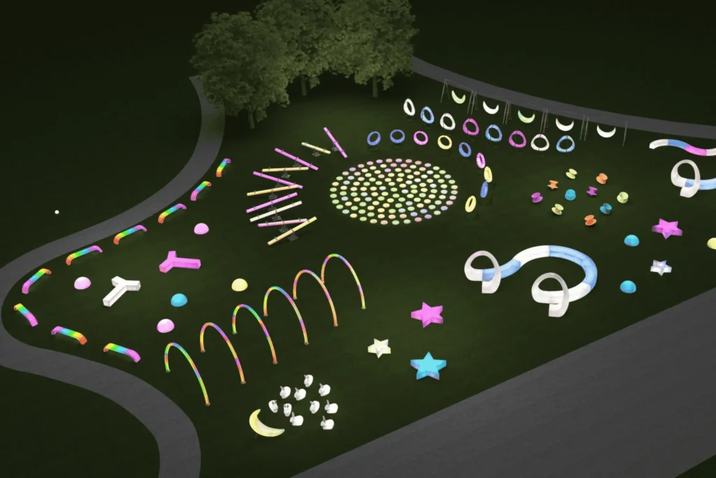 Outdoor Play Area LED Furniture