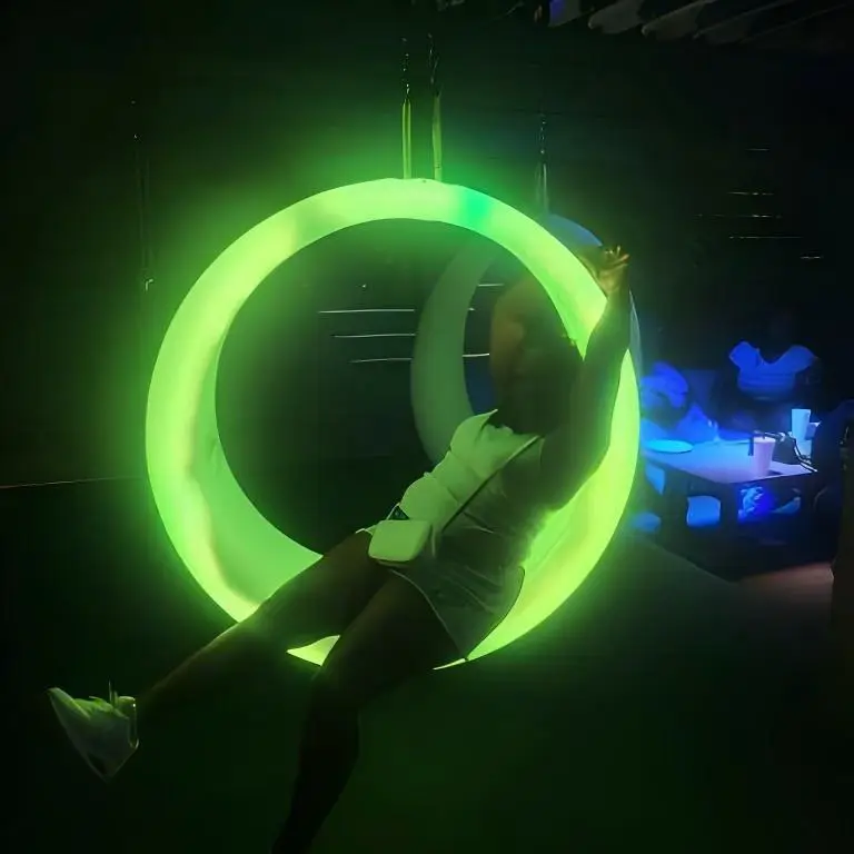 Bring Joy and Interaction to Memphis Bars with Round Swing Chair