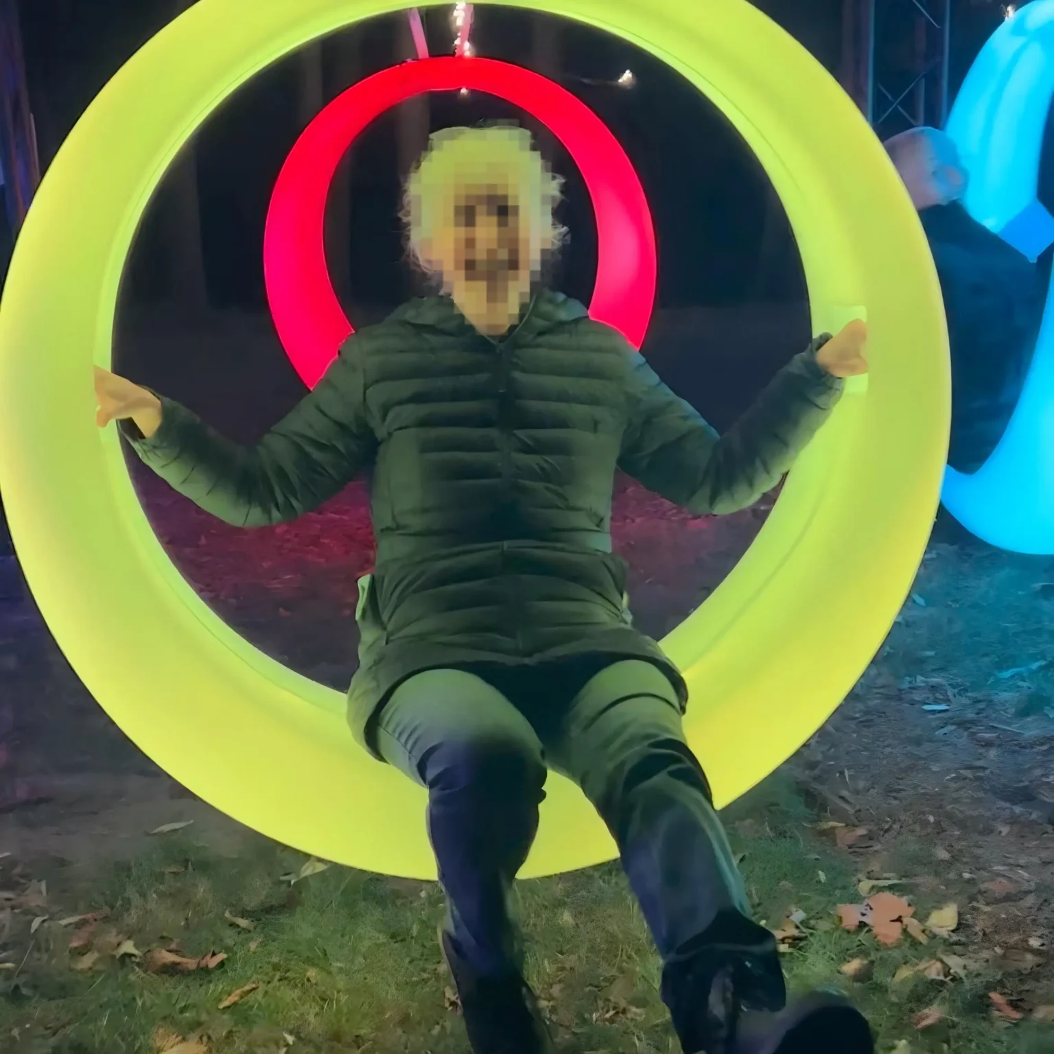 Luminous Relaxation Sway into the evening with our color-changing hanging chairs.