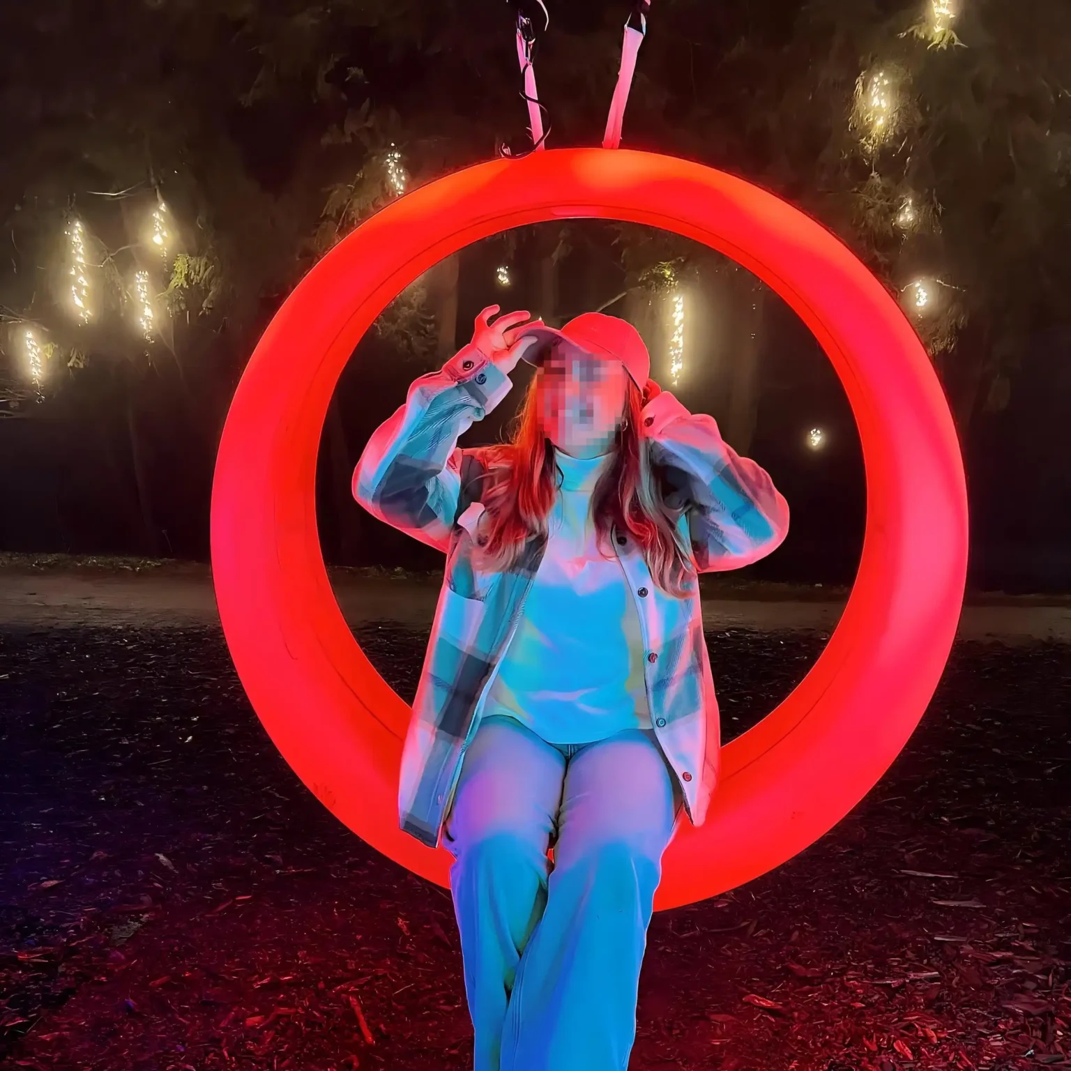 Neon Dreams Brighten the darkness with these spectacular illuminated circles.
