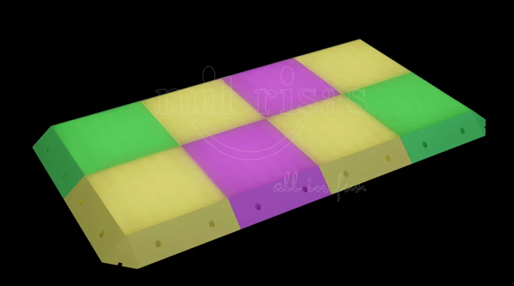 New Square LED Dance Floor Design