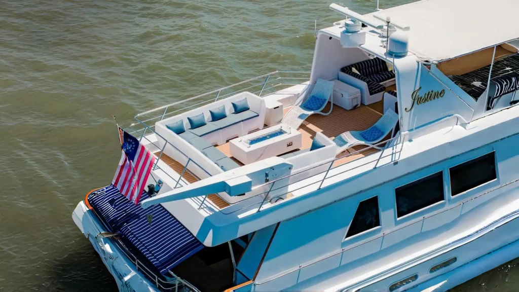 Starlight Lounge at Sea LED Sofas Illuminate the Entire Yacht