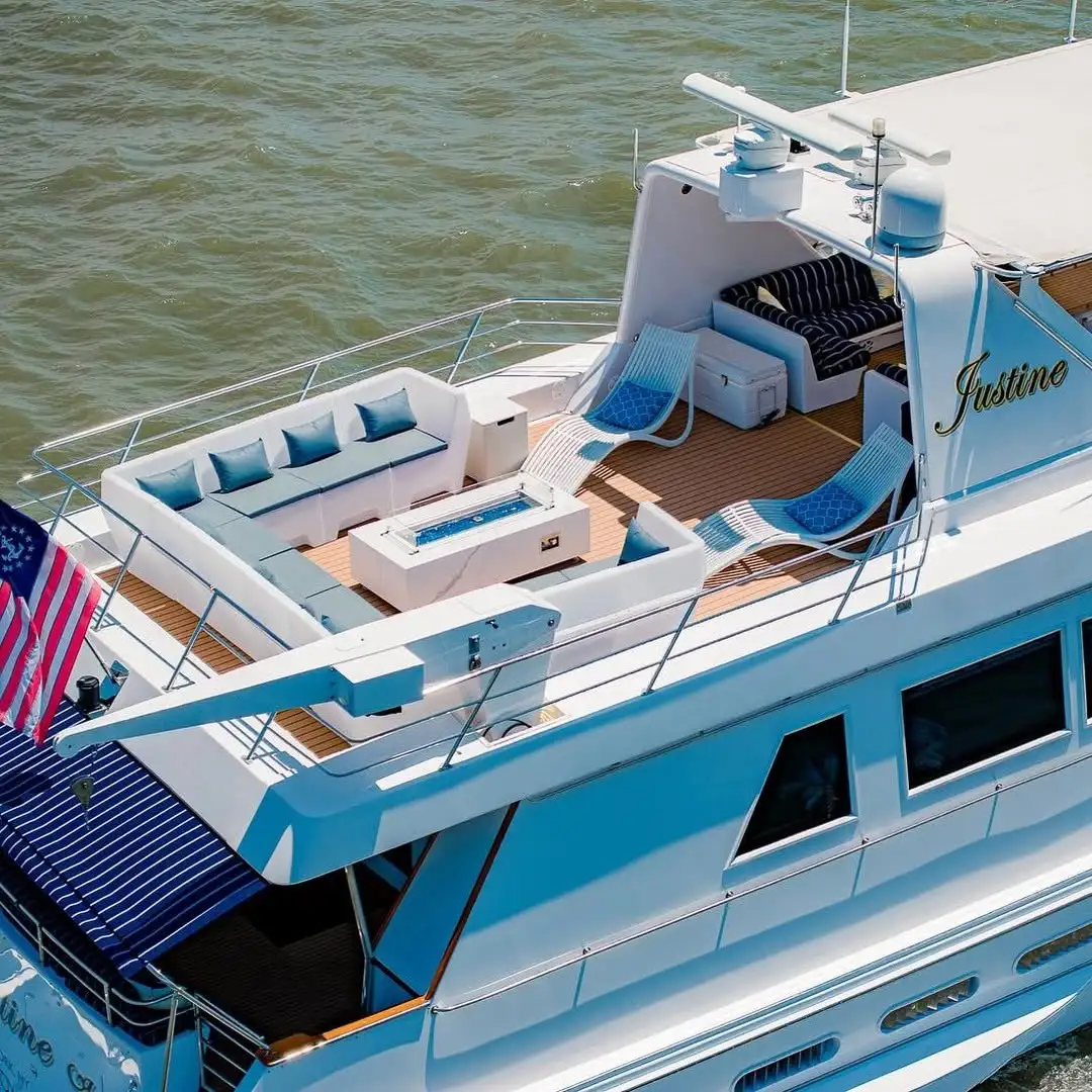 loating Lounge Glow LED Sofas Create a Sky Deck Living Room