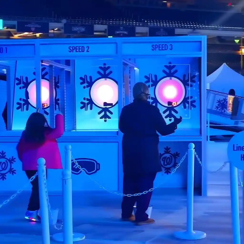 Interactive-snowflake-themed-target-shooting-light-up-games-for-kids-indoor-play