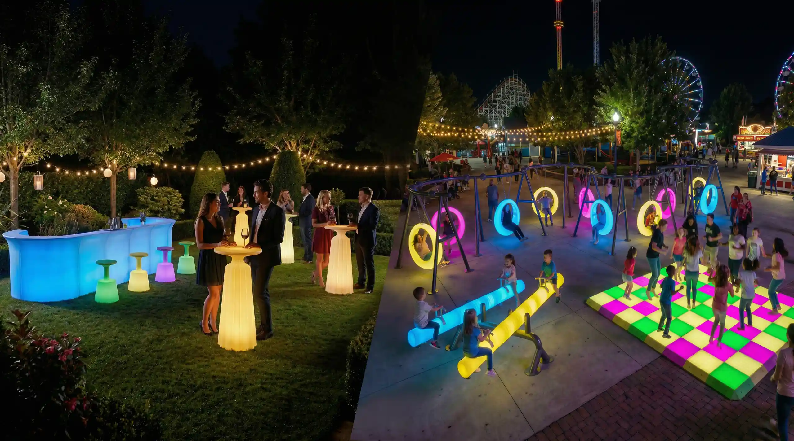 LED outdoor furniture