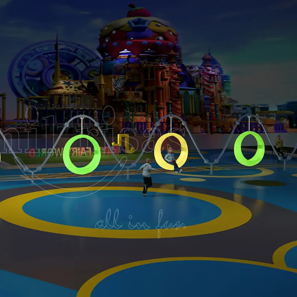 Spark Joy and Interaction at Your Amusement Park with Stunning LED Glow Swings