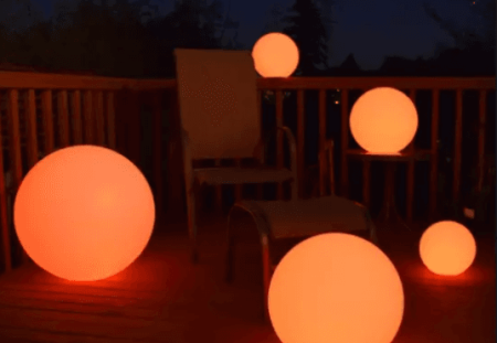 rechargeable outdoor table lights